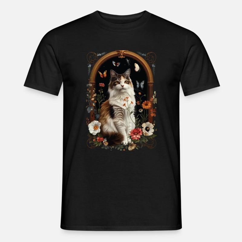 Chat de Van turc - T-shirt homme - noir