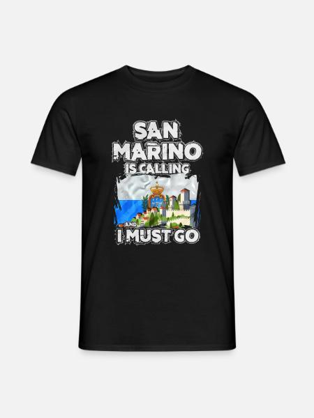 San Marino - Men's T-Shirt - black