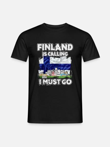 Finland - Men's T-Shirt - black