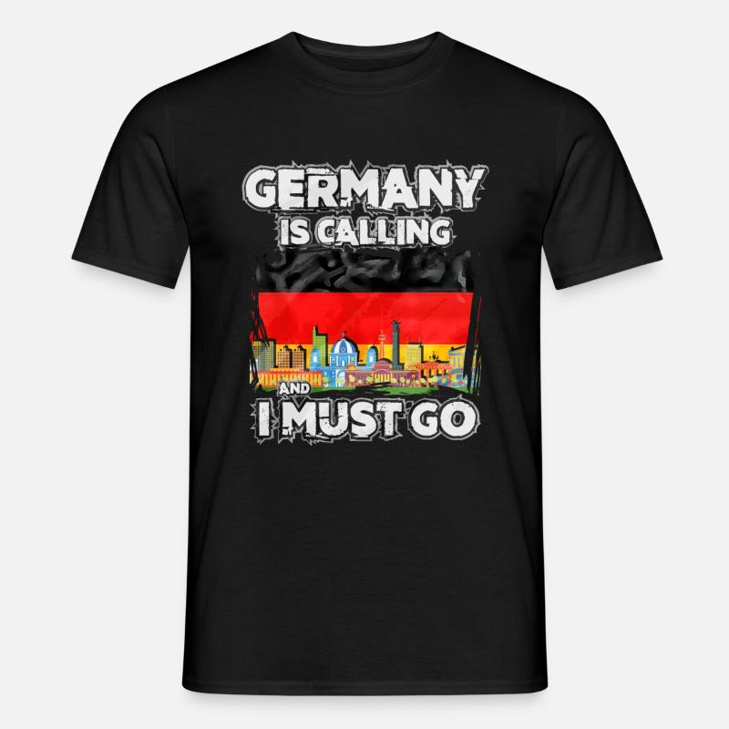 Deutschland - Männer T-Shirt - Schwarz