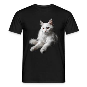 Angora turc - T-shirt homme - noir - Devant - AI Model Male 178 light (178cm)