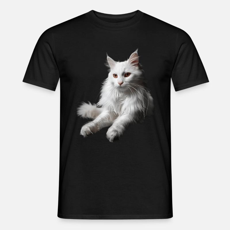 Turkish Angora - Männer T-Shirt - Schwarz