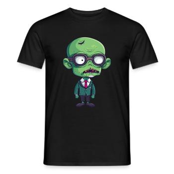 Schulleiter Halloween - Männer T-Shirt - Schwarz - Vorne - AI Model Male 178 light (178cm)