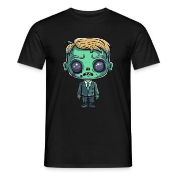 Vendeur Halloween - T-shirt homme - noir - Devant - AI Model Male 178 light (178cm)