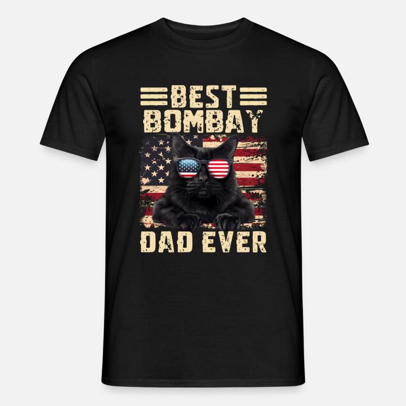 Bombay Papa - Männer T-Shirt - Schwarz