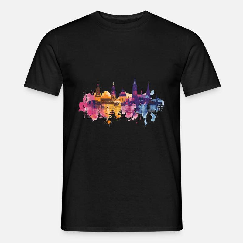 Mannheim - Männer T-Shirt - Schwarz