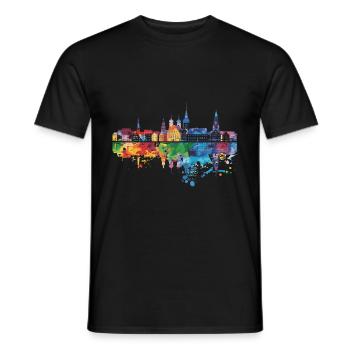 Meerbusch - Men's T-Shirt - black - Front - AI Model Male 178 light (178cm)