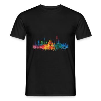 Munich - T-shirt homme - noir - Devant - AI Model Male 178 light (178cm)