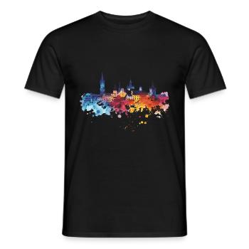 Neufahrn près de Freising - T-shirt homme - noir - Devant - AI Model Male 178 light (178cm)