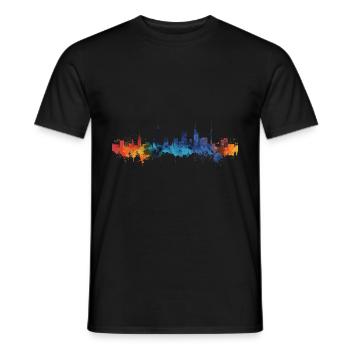Neuss - T-shirt homme - noir - Devant - AI Model Male 178 light (178cm)