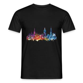 Nienburg_Weser - T-shirt homme - noir - Devant - AI Model Male 178 light (178cm)
