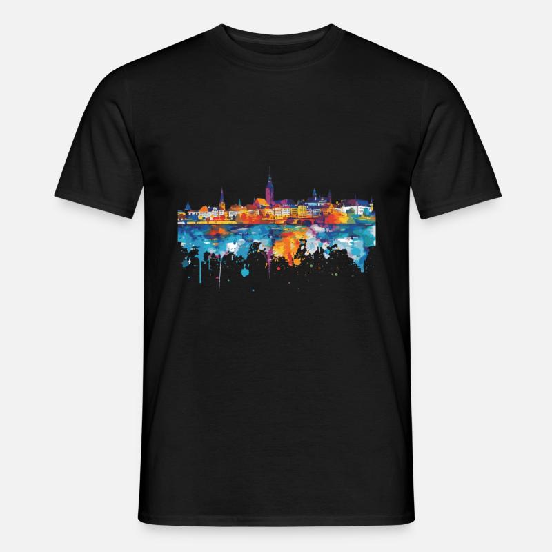 Radolfzell am Bodensee - Männer T-Shirt - Schwarz