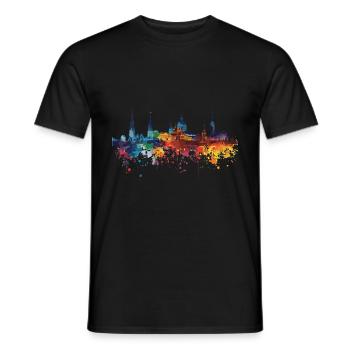 Ravensburg - Männer T-Shirt - Schwarz - Vorne - AI Model Male 178 light (178cm)