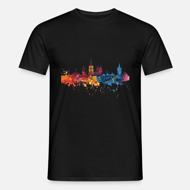 Senftenberg - Männer T-Shirt - Schwarz