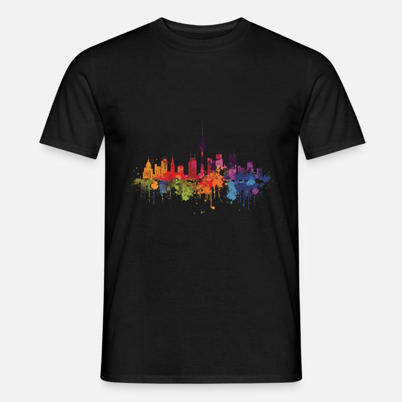 Waltrop - Männer T-Shirt - Schwarz