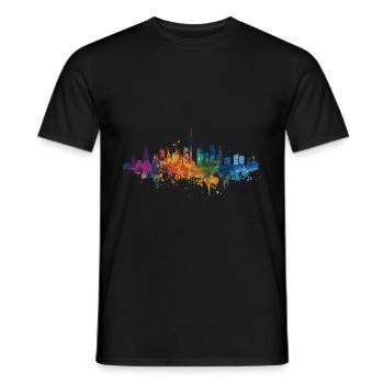 Palme - T-shirt homme - noir - Devant - AI Model Male 178 light (178cm)