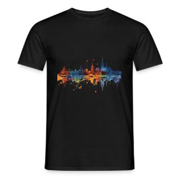 Weil am Rhein - T-shirt homme - noir - Devant - AI Model Male 178 light (178cm)