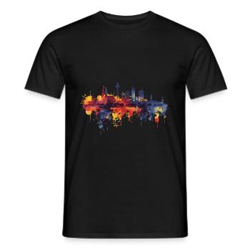 Witten - T-shirt homme - noir - Devant - AI Model Male 178 light (178cm)