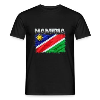 Namibia - Men's T-Shirt - black - Front - AI Model Male 178 light (178cm)
