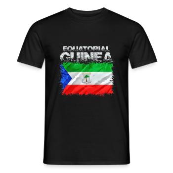 Guinée - T-shirt homme - noir - Devant - AI Model Male 178 light (178cm)