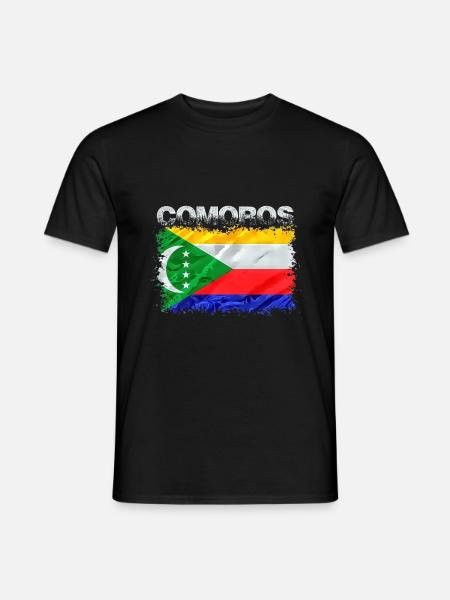 Comores - T-shirt homme - noir