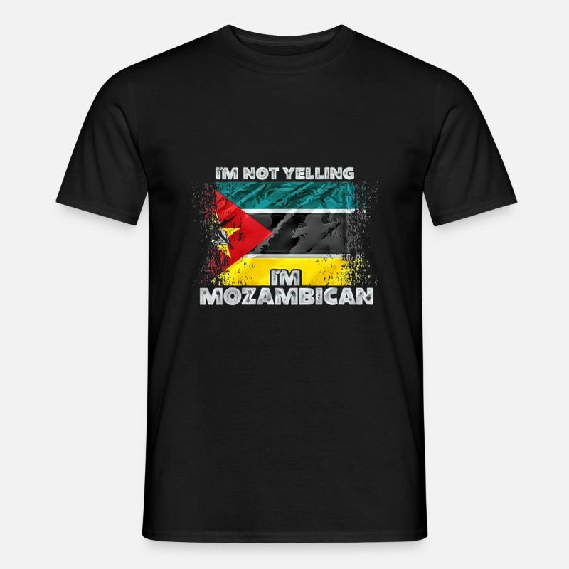 Mosambik - Männer T-Shirt - Schwarz