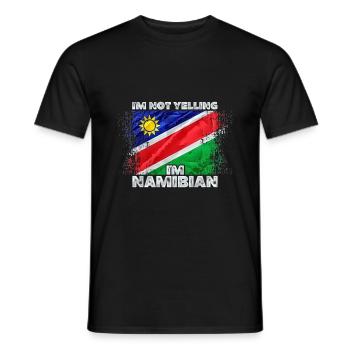 Namibia - Men's T-Shirt - black - Front - AI Model Male 178 light (178cm)