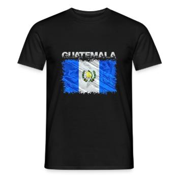 Guatemala - Men's T-Shirt - black - Front - AI Model Male 178 light (178cm)