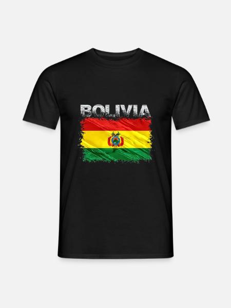 Bolivia - Men's T-Shirt - black