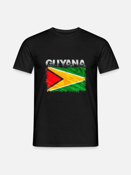 Guyana - Men's T-Shirt - black