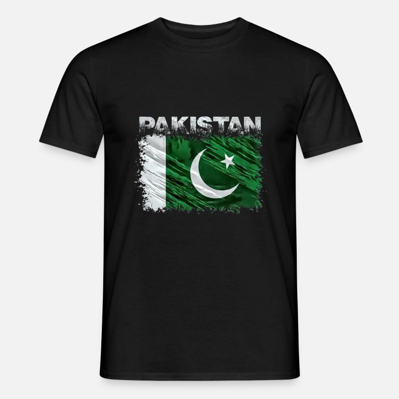 Pakistan - Männer T-Shirt - Schwarz