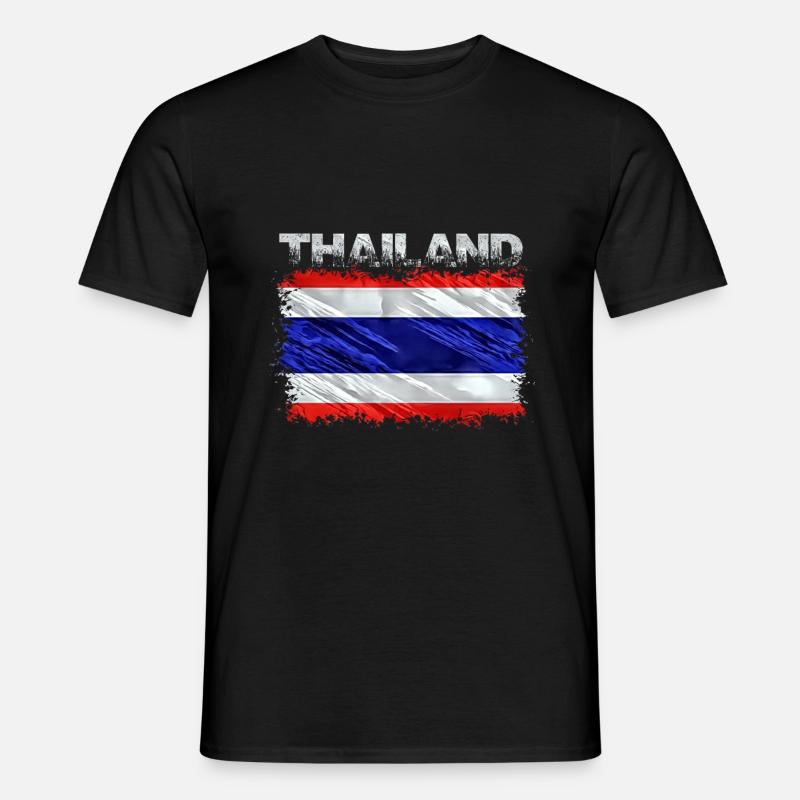 Thailand - Männer T-Shirt - Schwarz