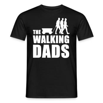 The Walking Dads Vatertag Bollerwagen - Männer T-Shirt - Schwarz - Vorne - AI Model Male 178 light (178cm)