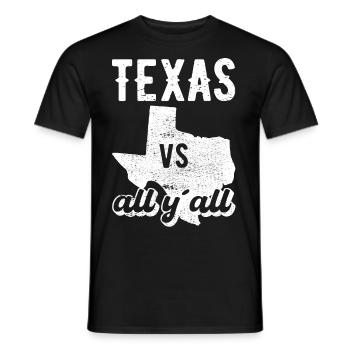 Texas tout y tous cadeaux - T-shirt homme - noir - Devant - AI Model Male 178 light (178cm)