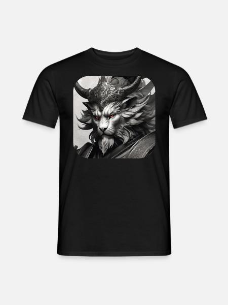 Lion Demon - Men's T-Shirt - black