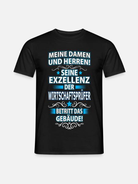 WIRTSCHAFTSPRÜFER - Männer T-Shirt - Schwarz