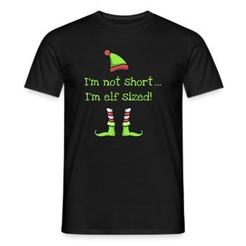 Lutins de noël - T-shirt homme - noir - Devant - AI Model Male 178 light (178cm)