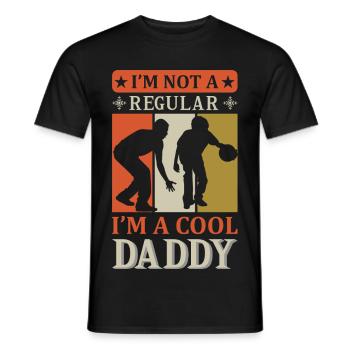 Papa Cool Shirt Papa drôle - T-shirt homme - noir - Devant - AI Model Male 178 light (178cm)