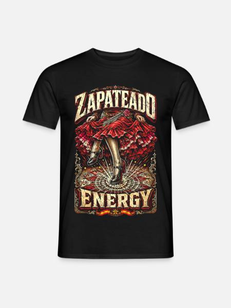 Flamenco Zapateado Energy - Men's T-Shirt - black
