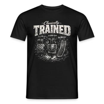Voiture Manuel Humour Pilote Automobile Cadeau - T-shirt homme - noir - Devant - AI Model Male 178 light (178cm)