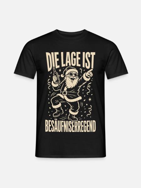 Die Lage ist besäufniserregend - Männer T-Shirt - Schwarz