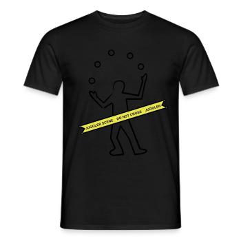 Jongleur - T-shirt homme - noir - Devant - AI Model Male 178 light (178cm)