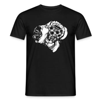 Créature à l'intérieur - T-shirt homme - noir - Devant - AI Model Male 178 light (178cm)