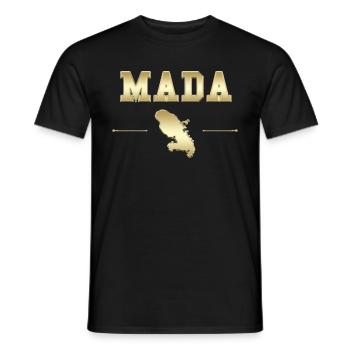 Mada Martinique Or Cadeau Homme Enfant - T-shirt homme - noir - Devant - AI Model Male 178 light (178cm)