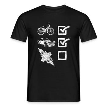 Permis de conduire composé de conducteurs novices - T-shirt homme - noir - Devant - AI Model Male 178 light (178cm)