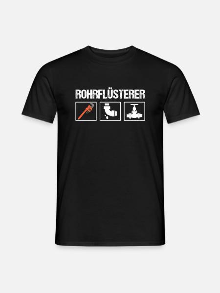 Anlagenmechaniker Installateur Klempner Sanitär - Männer T-Shirt - Schwarz