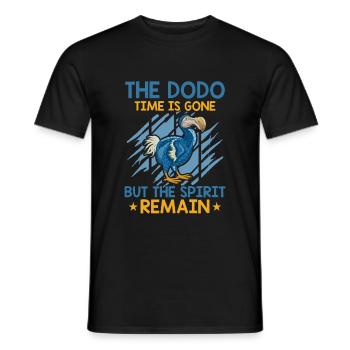 Dodo Mauritius Dronte - Men's T-Shirt - black - Front - AI Model Male 178 light (178cm)