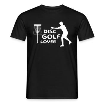 Disc golf - T-shirt homme - noir - Devant - AI Model Male 178 light (178cm)