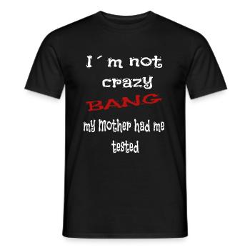 Bang Theory cadeau de dire drôle - T-shirt homme - noir - Devant - AI Model Male 178 light (178cm)