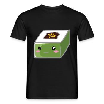 Quadratisches Sushi - Männer T-Shirt - Schwarz - Vorne - AI Model Male 178 light (178cm)